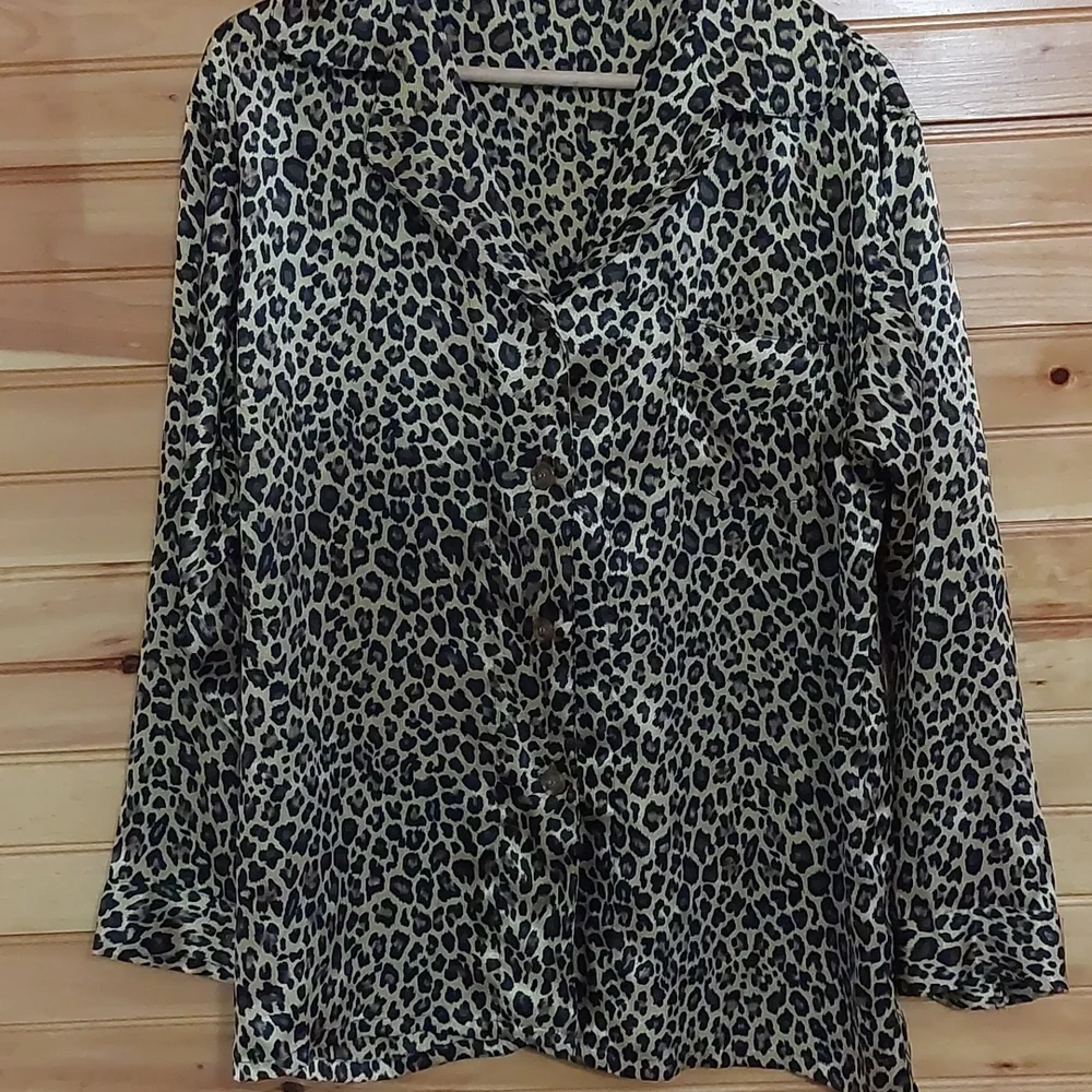 Victoria's Secret Leopard Pajama Top